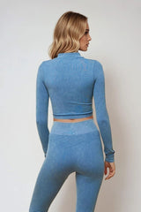 Active Seamless Zip-Up Jacket & Leggings Set