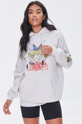 Butterfly Lightning Graphic Hoodie