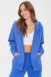Basic Fleece Zip-Up Hoodie