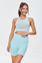 Active High-Rise Biker Shorts
