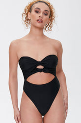 Bow Cutout One-Piece Swimsuit