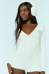 Baby Phat Fuzzy Lounge Romper