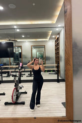 Active Flare-Leg Cami Jumpsuit