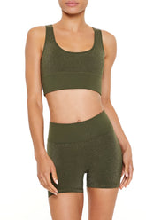 Active Seamless Glitter Sports Bra
