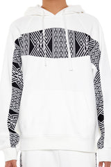 Abstract French Terry Hoodie
