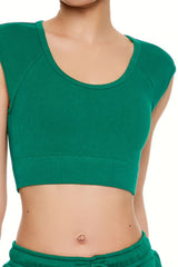 Active Seamless Raglan Crop Top