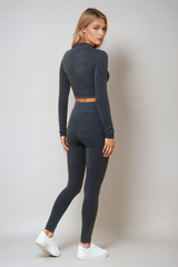Active Seamless Zip-Up Jacket & Leggings Set