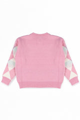 Argyle Cherry Knit Sweater