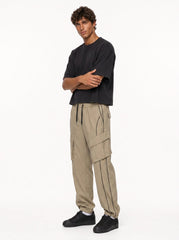 Baggy Drawstring Cargo Pants