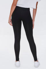 Basic Cotton-Blend Leggings