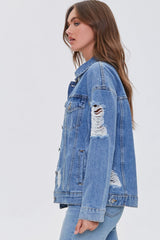 Basic Recycled Cotton-Blend Denim Jacket