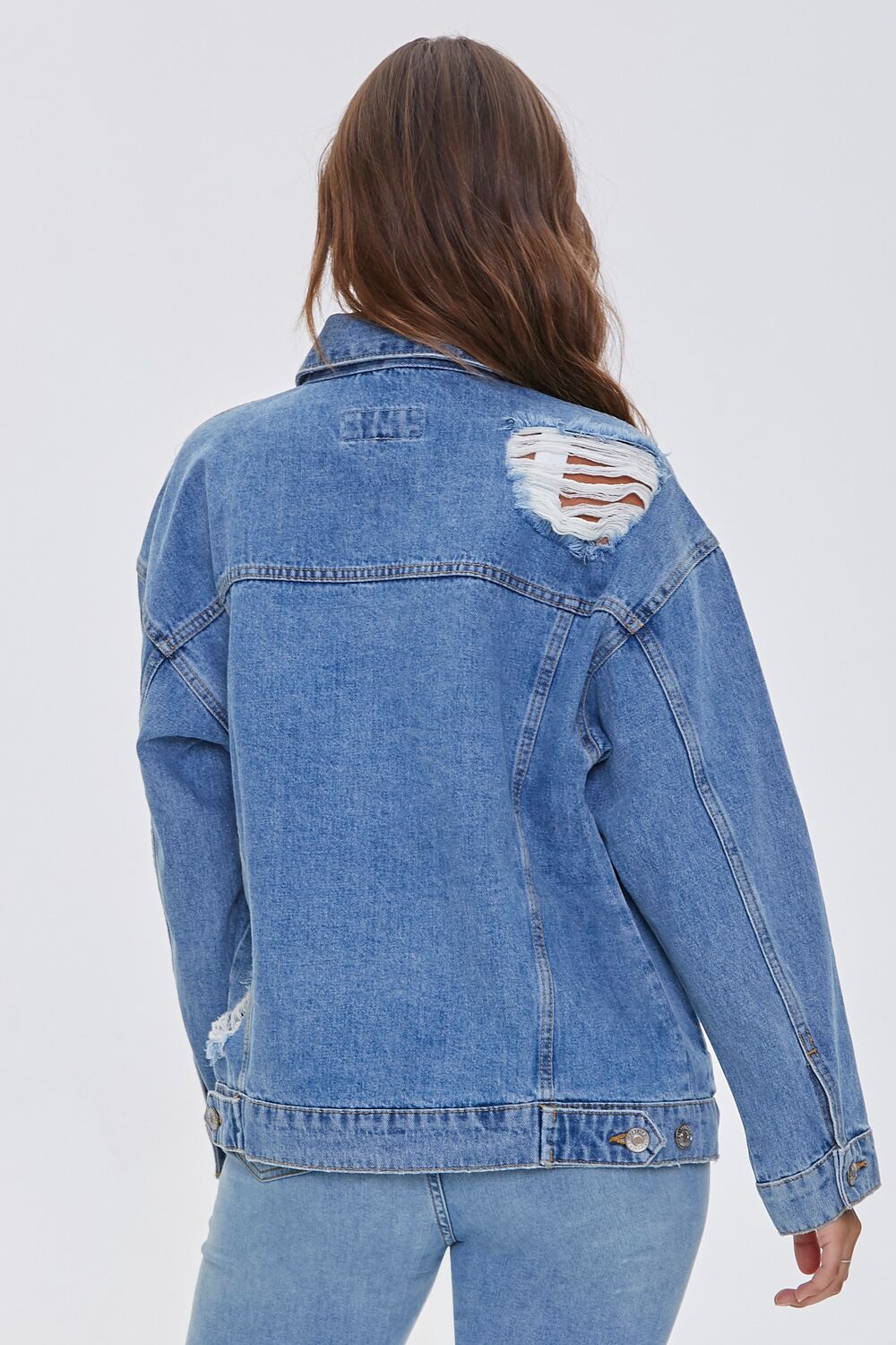 Basic Recycled Cotton-Blend Denim Jacket