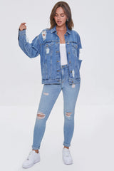 Basic Recycled Cotton-Blend Denim Jacket