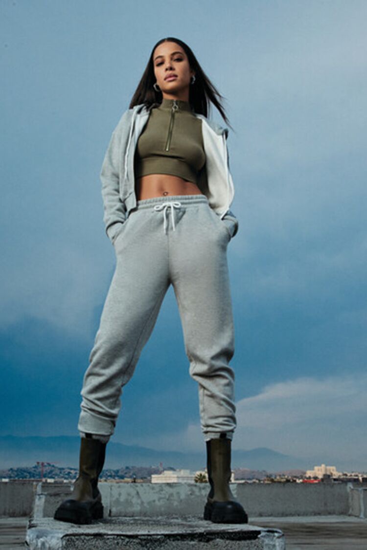 Basic Fleece Drawstring Joggers