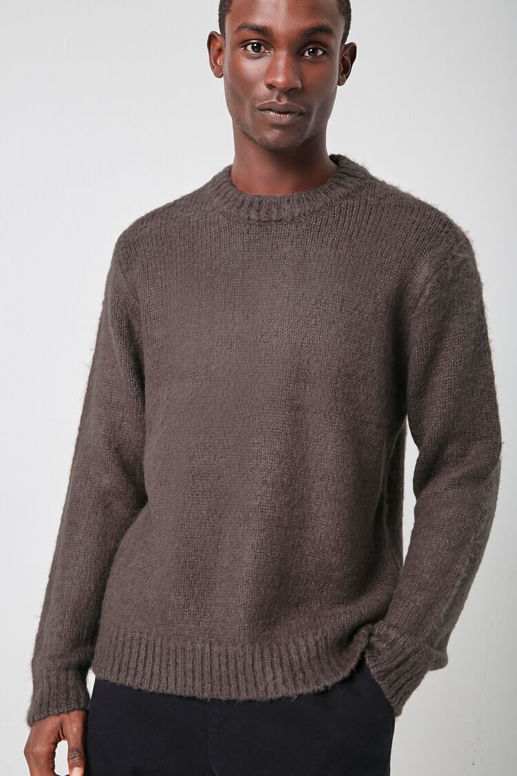 Brushed Purl Knit Sweater