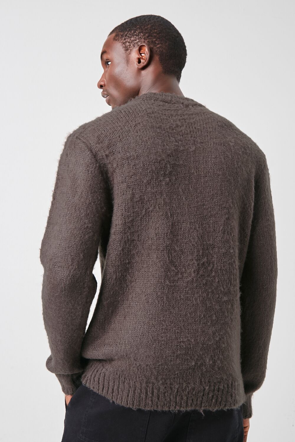 Brushed Purl Knit Sweater