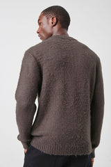 Brushed Purl Knit Sweater
