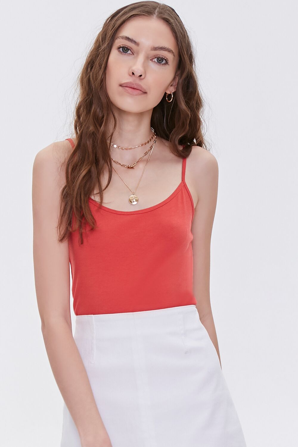 Basic Cotton-Blend Cami