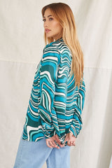 Abstract Print Shirt