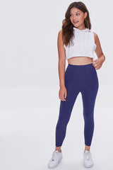 Basic Organically Grown Cotton Capri Leggings