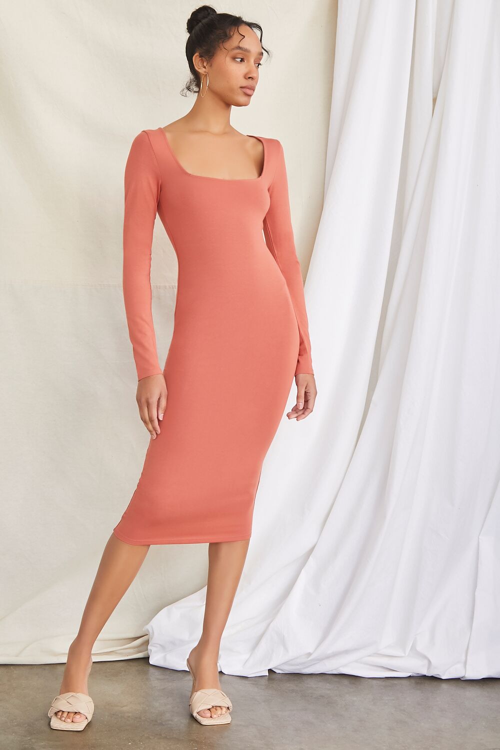 Bodycon Long-Sleeve Dress