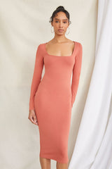 Bodycon Long-Sleeve Dress