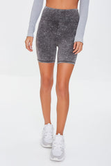 Active Mineral Wash Biker Shorts