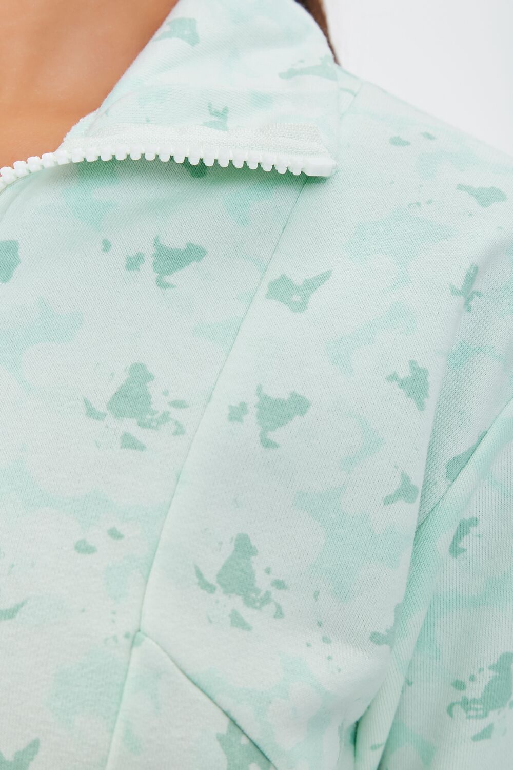 Active Floral Half-Zip Pullover