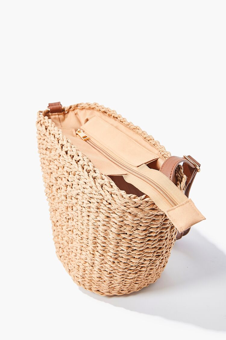 Basketwoven Crossbody Bag