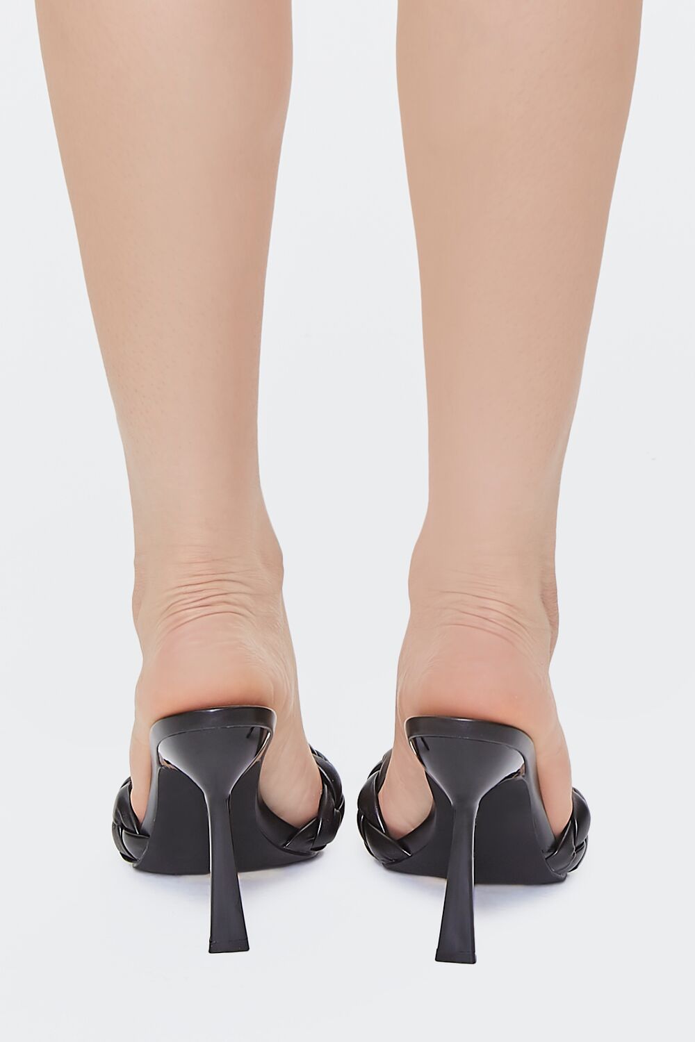 Braided Slip-On Stiletto Heels