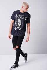 Aaliyah Graphic Oil Wash Tee