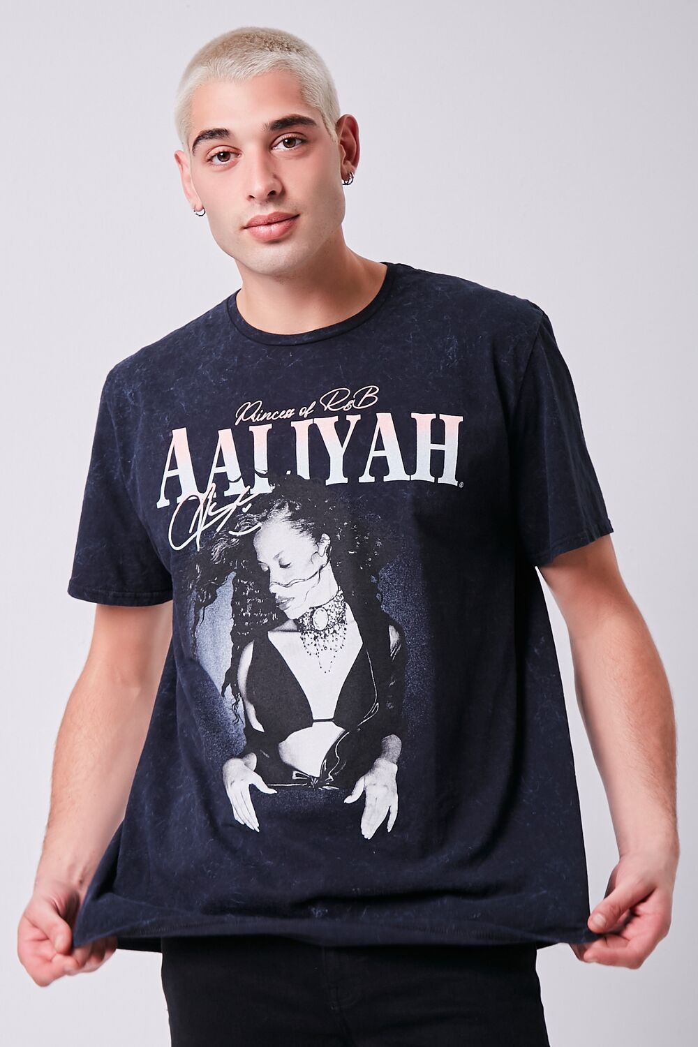 Aaliyah Graphic Oil Wash Tee