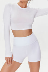 Active High-Rise Biker Shorts
