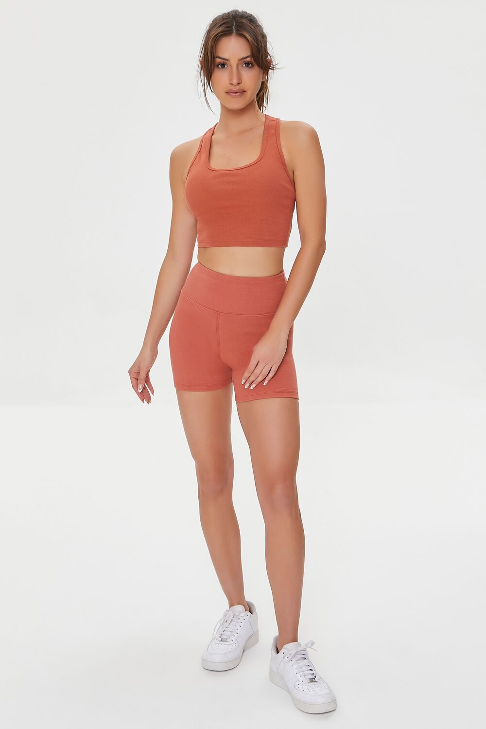 Active High-Rise Biker Shorts