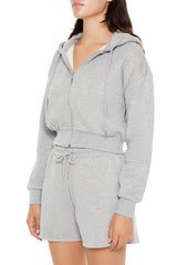 Basic Fleece Zip-Up Hoodie