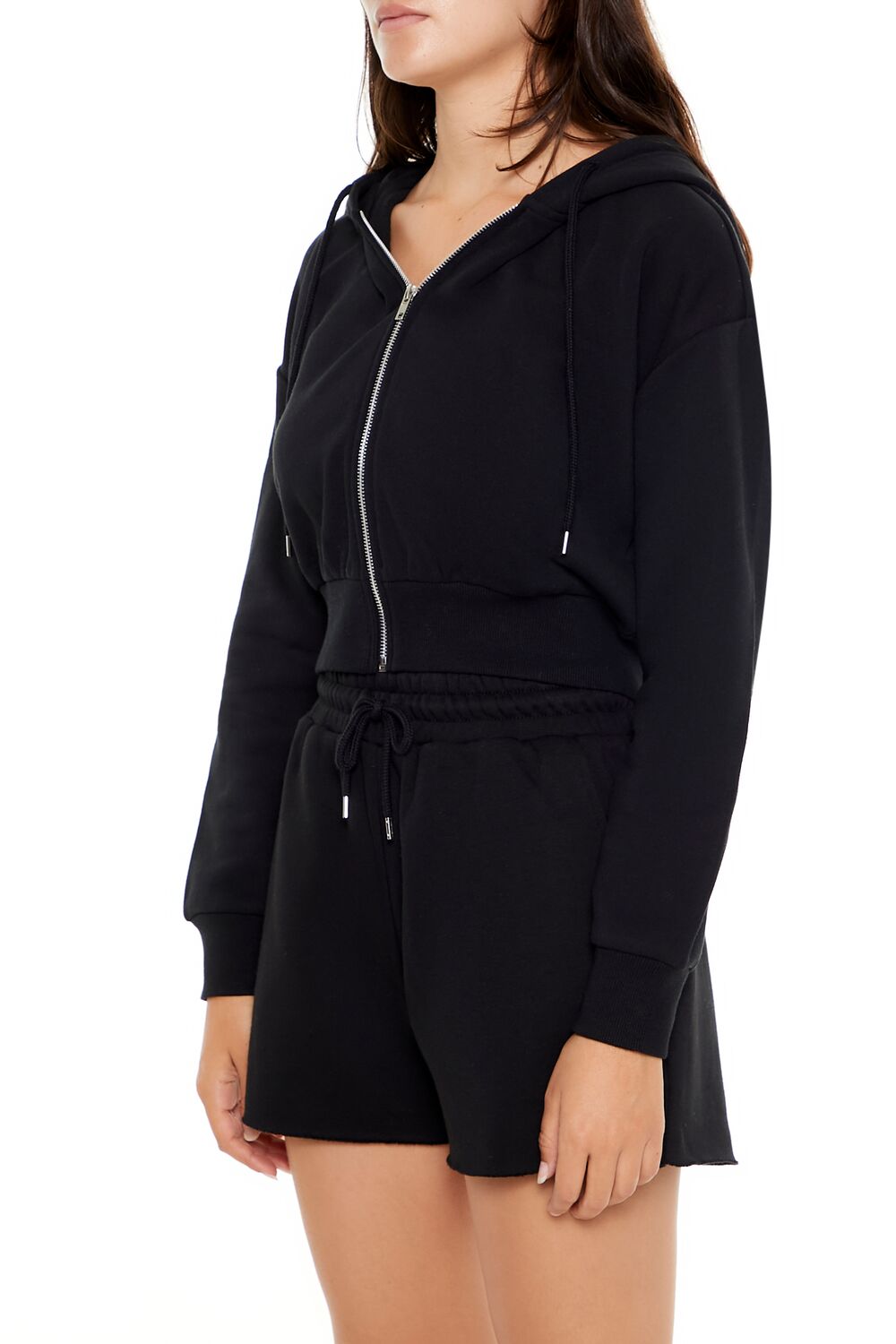 Basic Fleece Zip-Up Hoodie