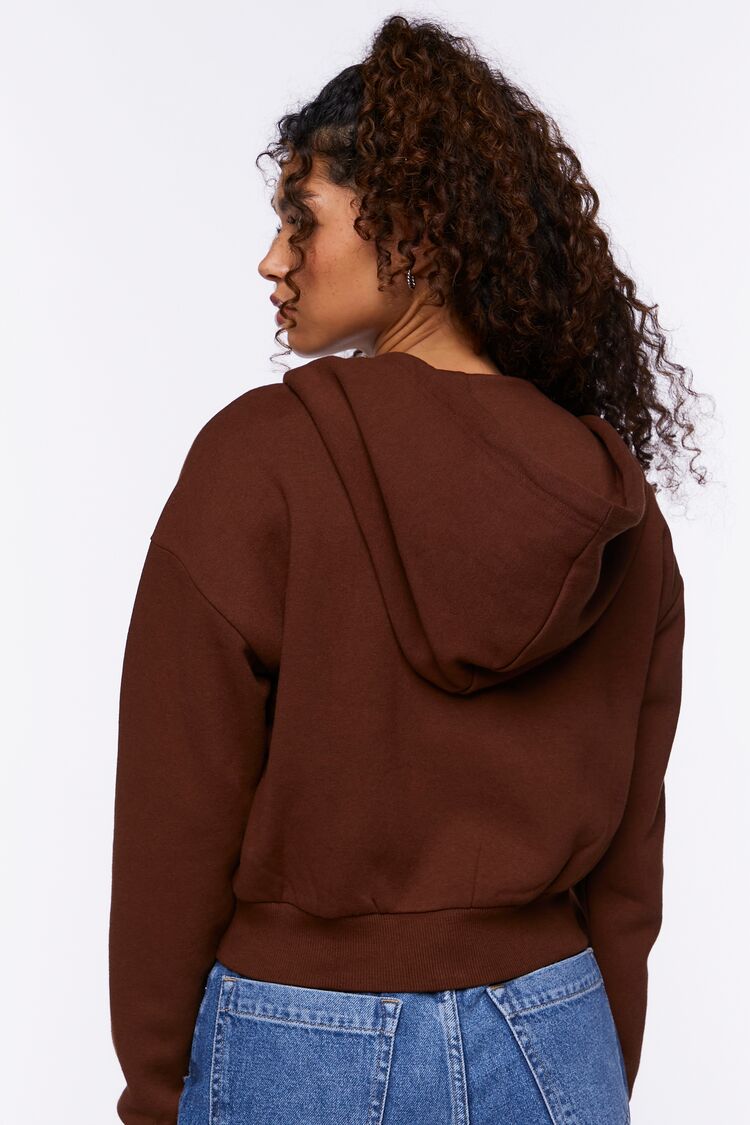 Basic Fleece Zip-Up Hoodie