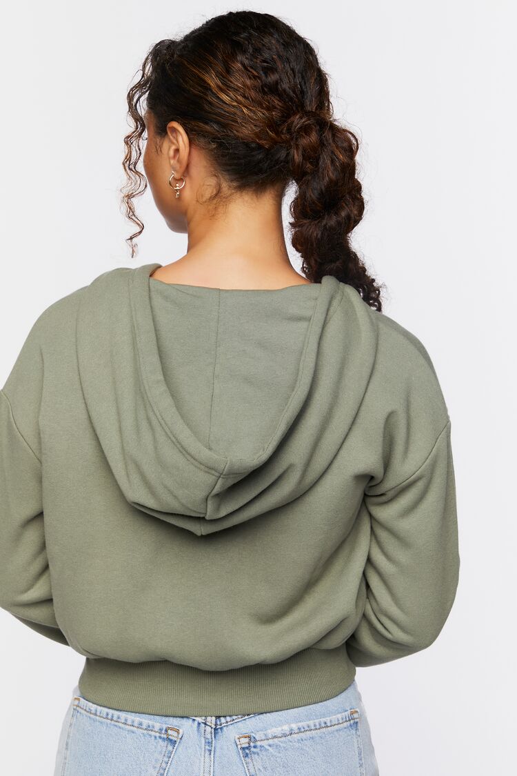 Basic Fleece Zip-Up Hoodie