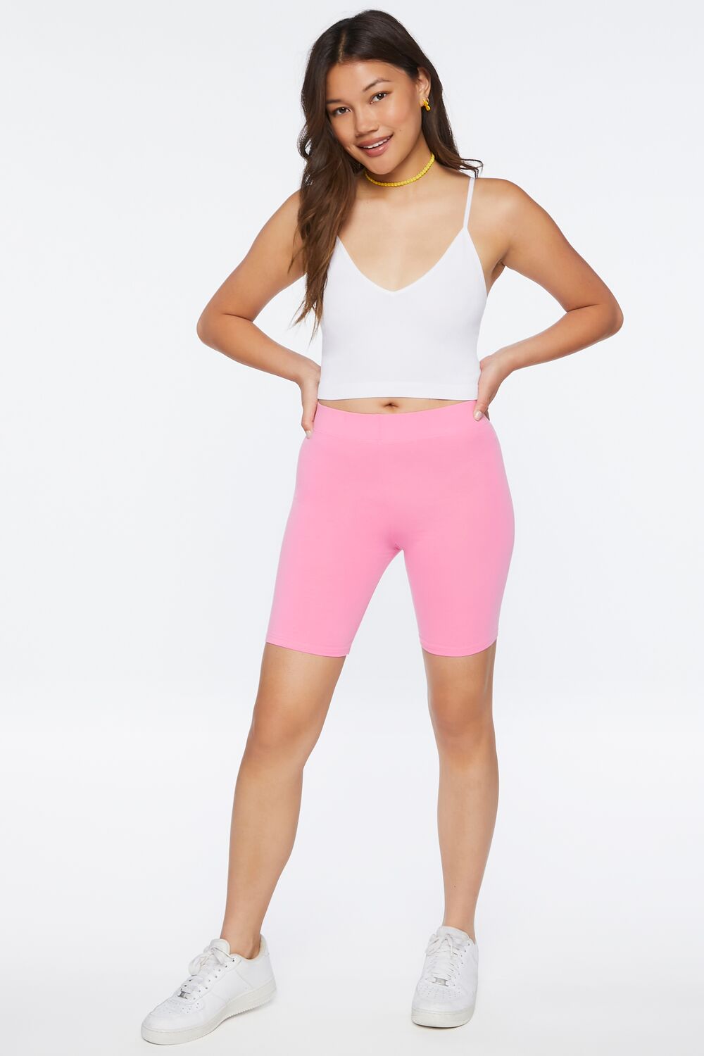 Basic Cotton Biker Shorts