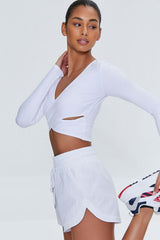 Active Seamless Crisscross Crop Top