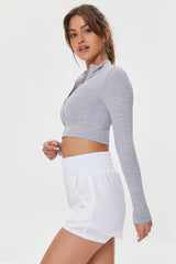 Active Zip-Up Cropped Jacket