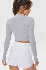 Active Zip-Up Cropped Jacket