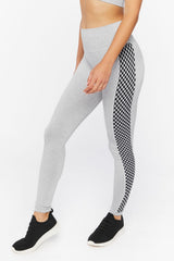 Active Checkered-Trim Leggings