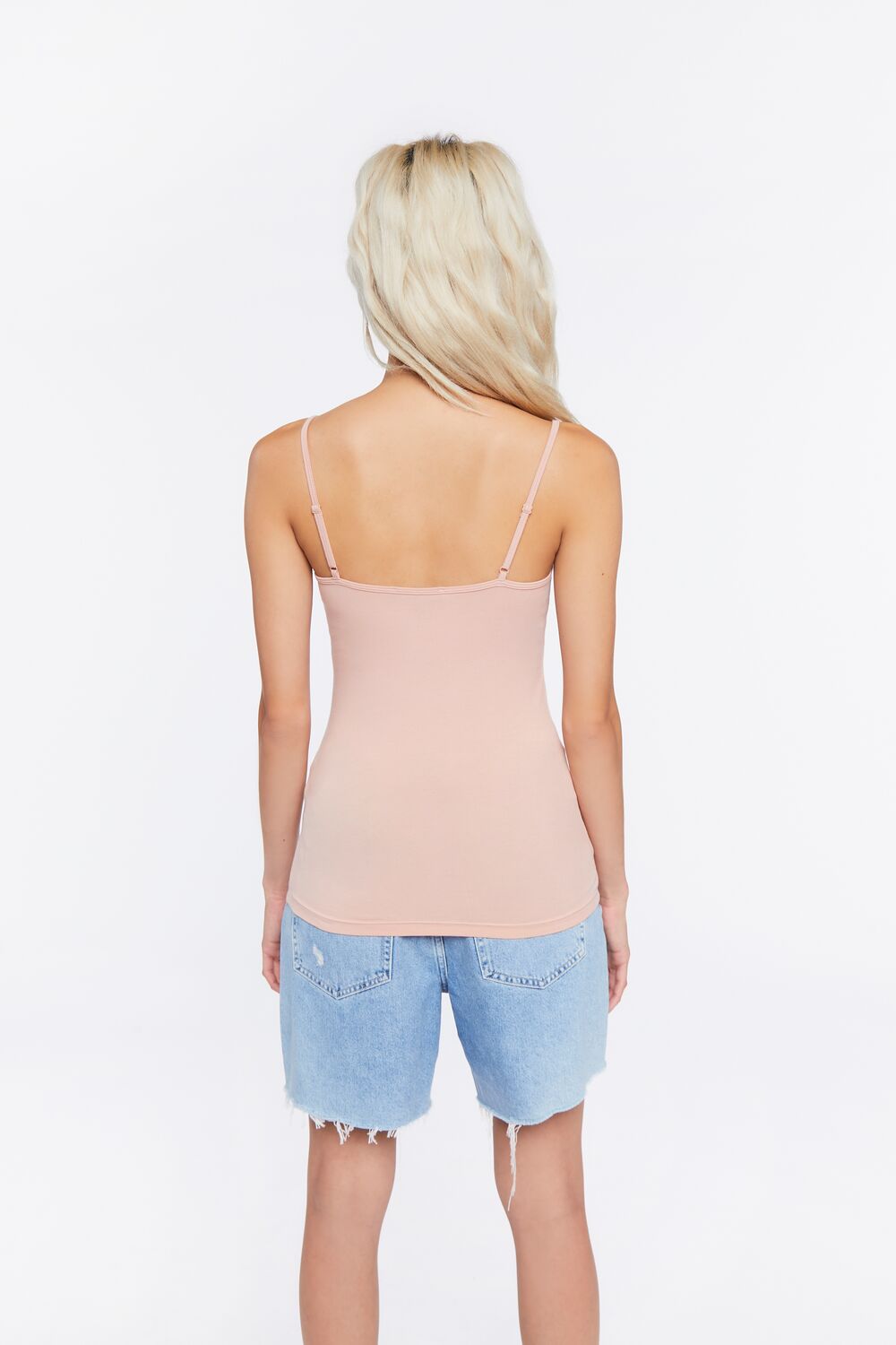 Basic Cotton Thin-Strap Cami