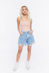 Basic Cotton Thin-Strap Cami