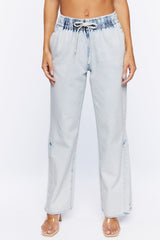 90s-Fit Snap-Button Jeans