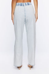 90s-Fit Snap-Button Jeans