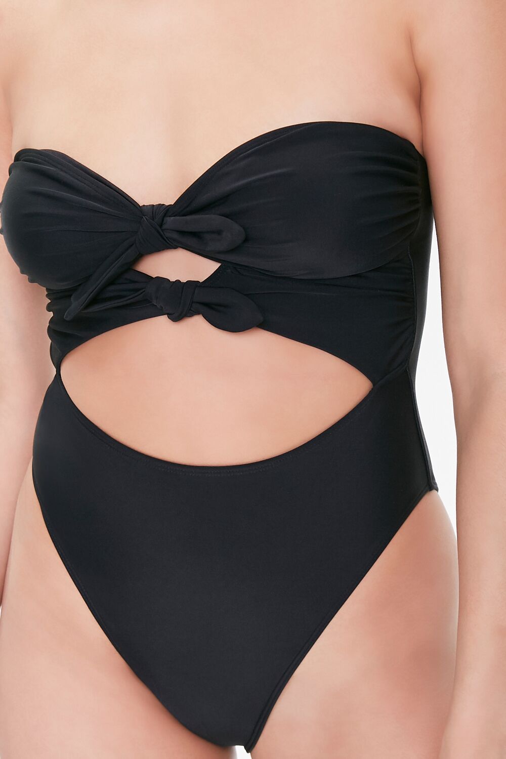 Bow Cutout One-Piece Swimsuit