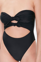 Bow Cutout One-Piece Swimsuit