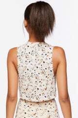 Active Terrazzo Print Tank Top